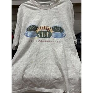 vtg gray friends central perk tee‎ xl